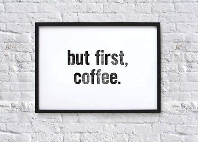najpierw kawa
